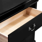Commode traditionnelle en bois massif à 6 tiroirs