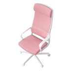 Chaise de bureau ergonomique pivotante réglable en hauteur en tissu contemporain