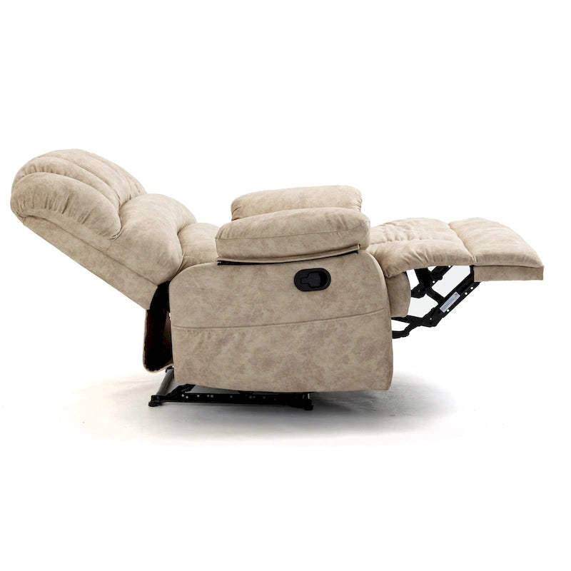 Grand fauteuil inclinable manuel rembourré