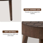 Table Basse en Bois Massif Marron Rustique COSIEST pour Salon