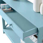 Console 1 tiroir avec étagères