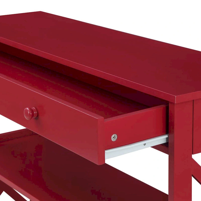 Console 1 tiroir avec étagères