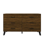 Commode Classique en Bois à 6 Tiroirs