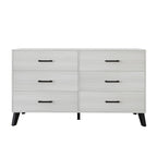 Commode Classique en Bois à 6 Tiroirs