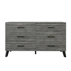 Commode Classique en Bois à 6 Tiroirs
