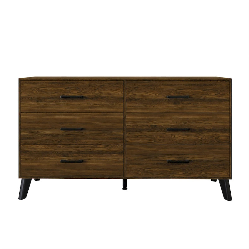 Commode Classique en Bois à 6 Tiroirs