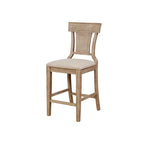Tabouret de comptoir de ferme en rotin tissé à la main