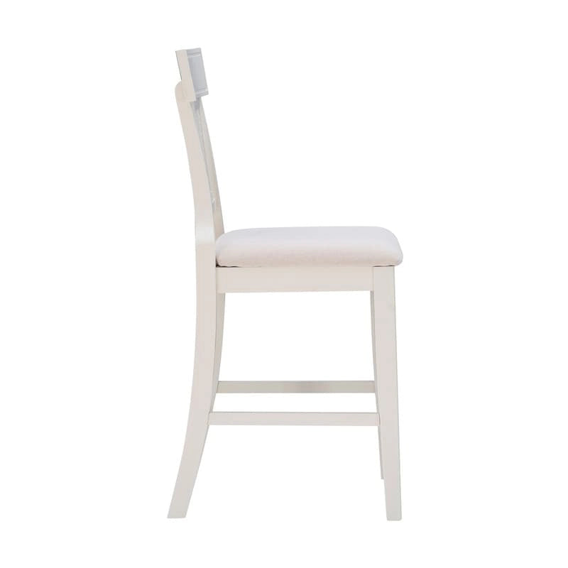 Tabouret de comptoir de ferme en rotin tissé à la main