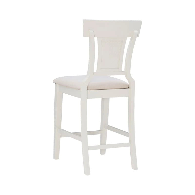 Tabouret de comptoir de ferme en rotin tissé à la main
