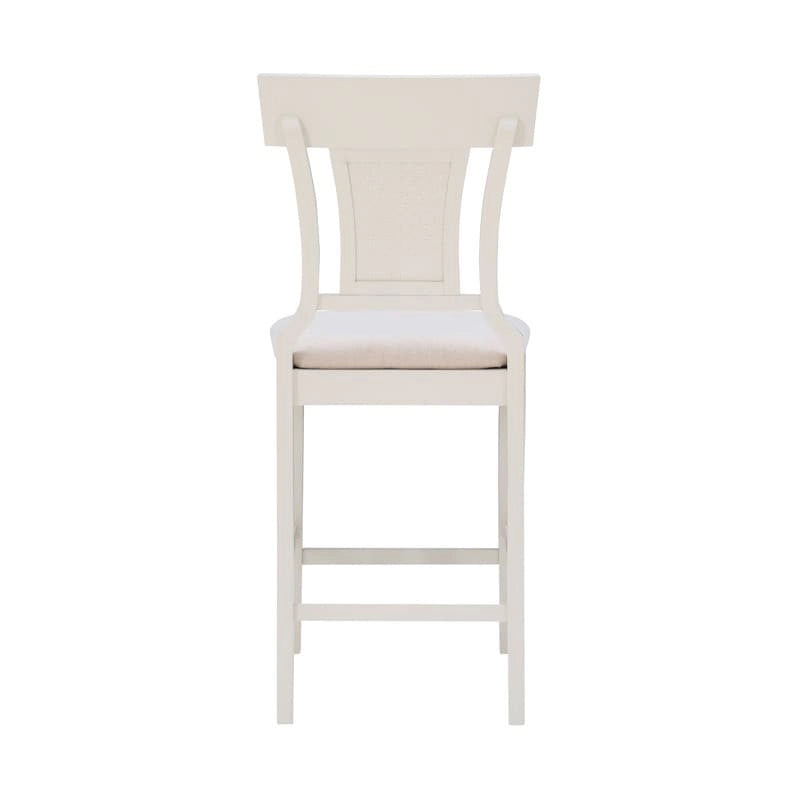 Tabouret de comptoir de ferme en rotin tissé à la main
