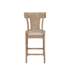 Tabouret de comptoir de ferme en rotin tissé à la main