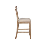 Tabouret de comptoir de ferme en rotin tissé à la main