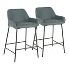 Tabourets de comptoir industriels (lot de 2)