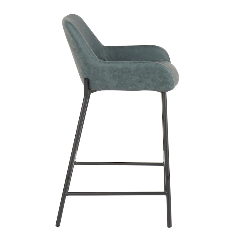 Tabourets de comptoir industriels (lot de 2)