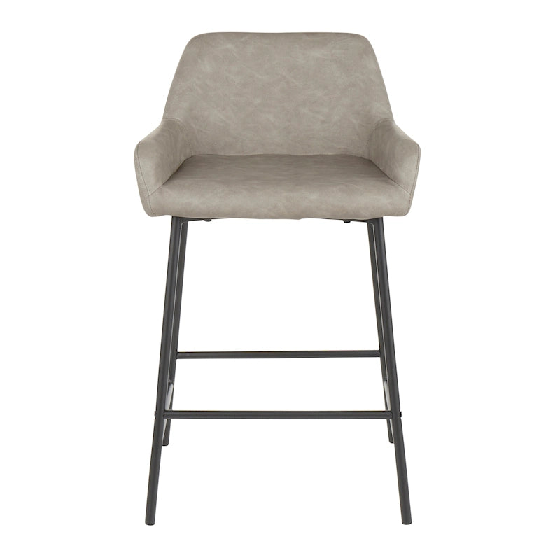 Tabourets de comptoir industriels (lot de 2)