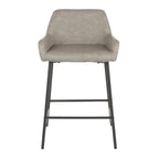Tabourets de comptoir industriels (lot de 2)
