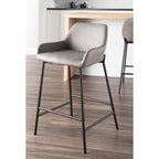 Tabourets de comptoir industriels (lot de 2)