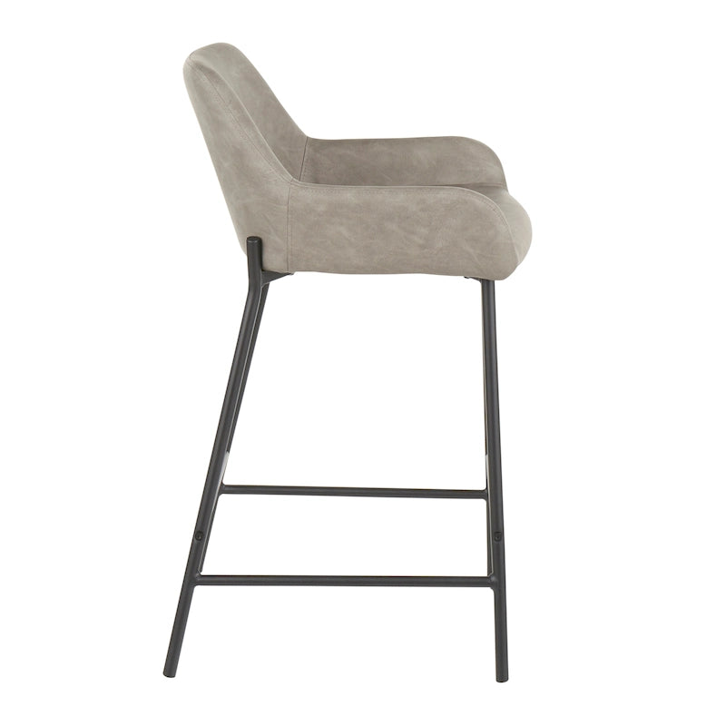 Tabourets de comptoir industriels (lot de 2)
