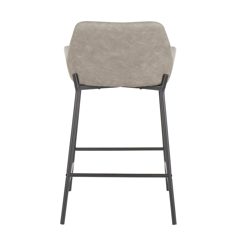 Tabourets de comptoir industriels (lot de 2)