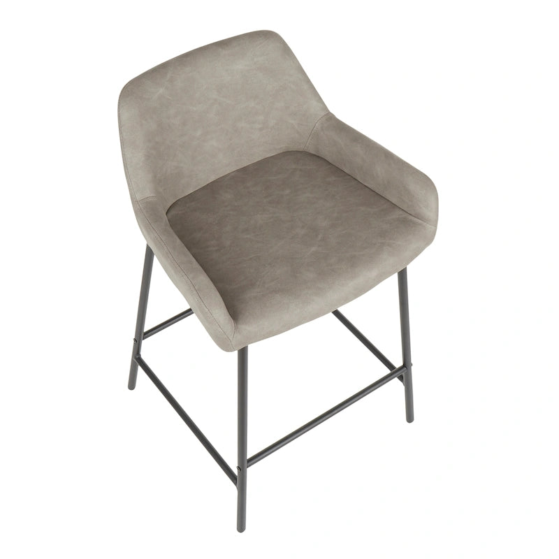 Tabourets de comptoir industriels (lot de 2)