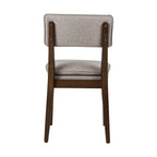 Chaises de salle à manger rembourrées en bois massif (Lot de 2)