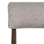 Chaises de salle à manger rembourrées en bois massif (Lot de 2)