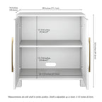 Buffet d'appoint rectangulaire de 71 cm – 71 cm de large