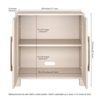 Buffet d'appoint rectangulaire de 71 cm – 71 cm de large