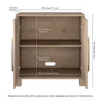 Buffet d'appoint rectangulaire de 71 cm – 71 cm de large