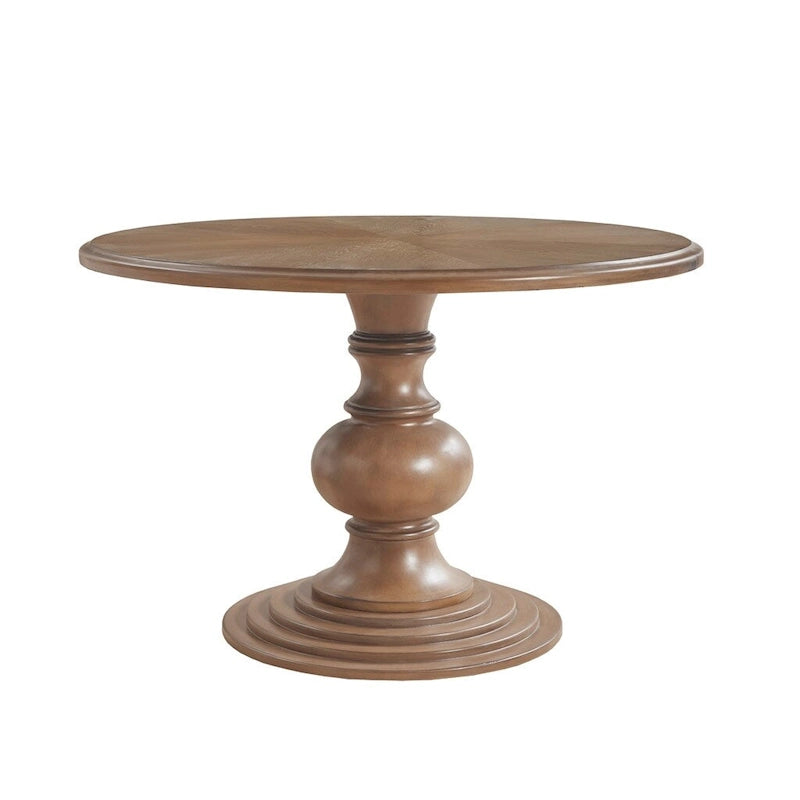 Table à manger sur pied ronde de 46 po