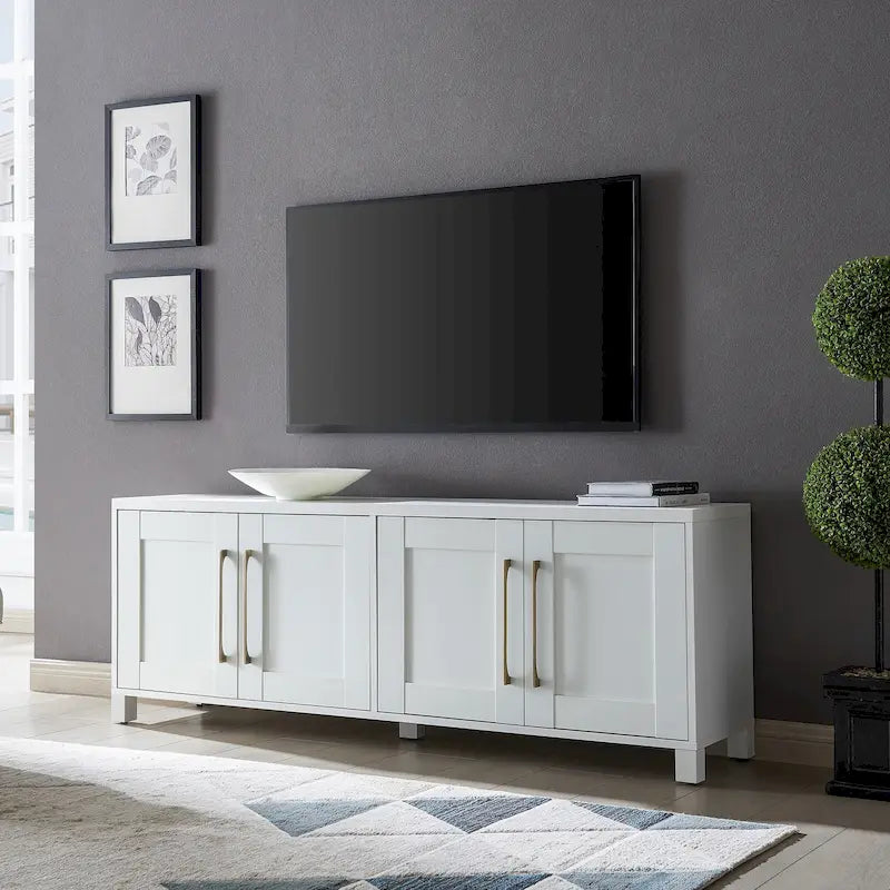 Meuble TV rectangulaire pour téléviseurs jusqu'à 75 pouces