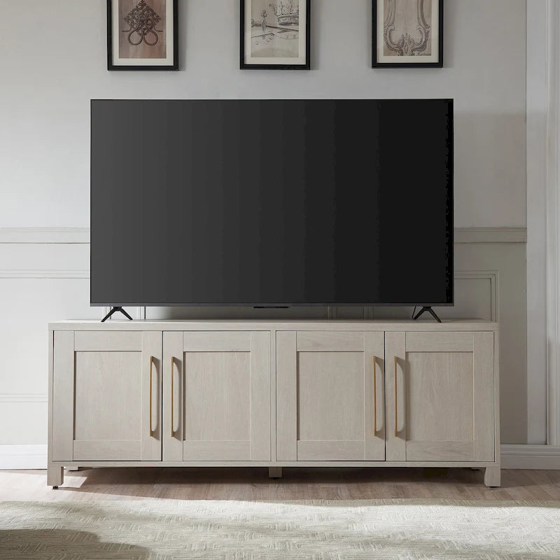Meuble TV rectangulaire pour téléviseurs jusqu'à 75 pouces