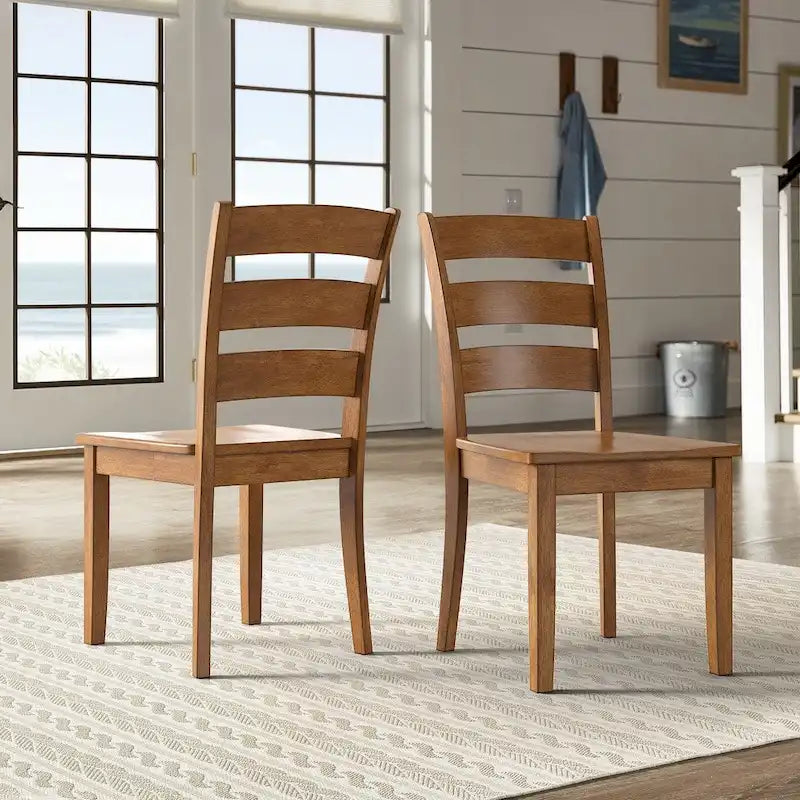 Chaises de salle à manger en bois (lot de 2)