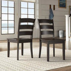 Chaises de salle à manger en bois (lot de 2)