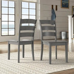 Chaises de salle à manger en bois (lot de 2)