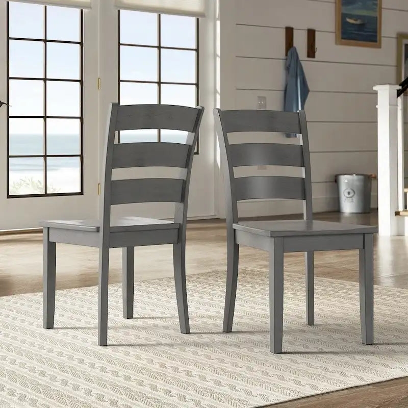 Chaises de salle à manger en bois (lot de 2)