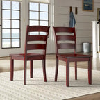 Chaises de salle à manger en bois (lot de 2)