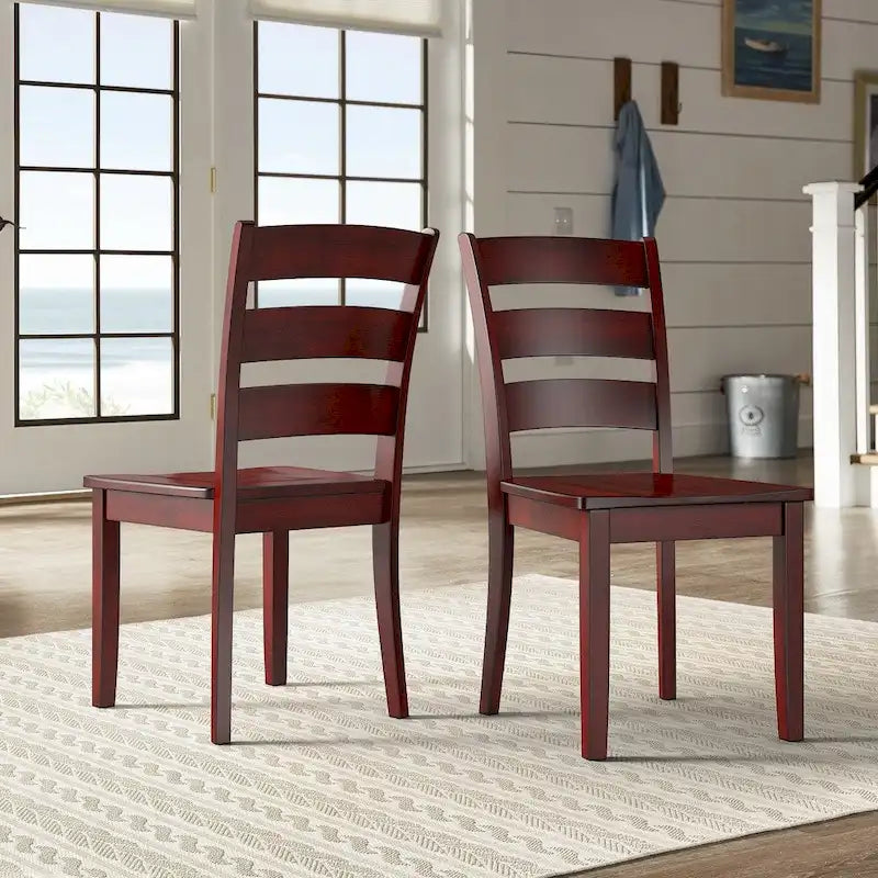Chaises de salle à manger en bois (lot de 2)
