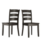Chaises de salle à manger en bois (lot de 2)