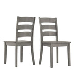 Chaises de salle à manger en bois (lot de 2)