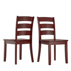 Chaises de salle à manger en bois (lot de 2)