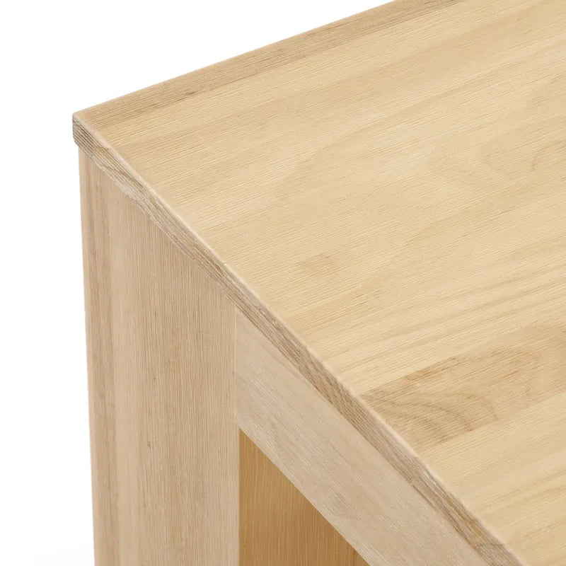 Table basse rectangulaire moderne Plank and Beam avec étagère