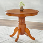 Table de salle à manger en bois massif Simple Living Carolina Farmhouse avec rallonge