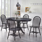 Table de salle à manger en bois massif Simple Living Carolina Farmhouse avec rallonge