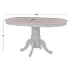 Table de salle à manger en bois massif Simple Living Carolina Farmhouse avec rallonge