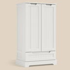 Meuble de rangement de cuisine, armoire de rangement de salle de bain autoportante avec 2 portes et tiroirs