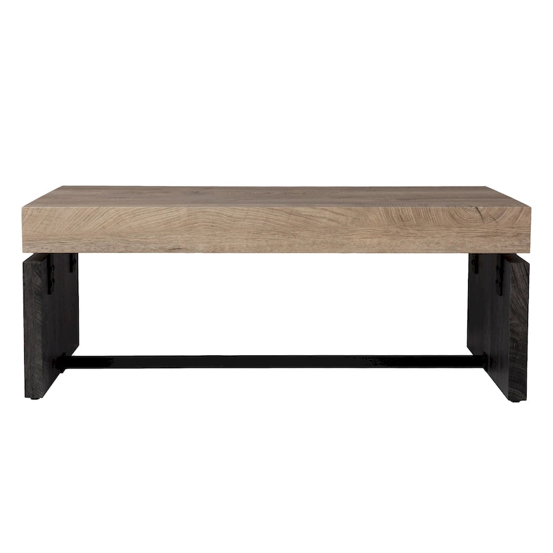 Table basse duo-tonalité