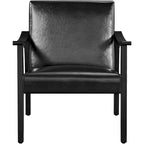 Fauteuil d'appoint rembourré en bouclette avec pieds en bois massif - 24,5 L 28 P 29 H