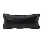 Fauteuil d'appoint moderne en similicuir avec oreiller, style milieu de siècle - 25,75 l. x 33,75 P. x 30,75 H.