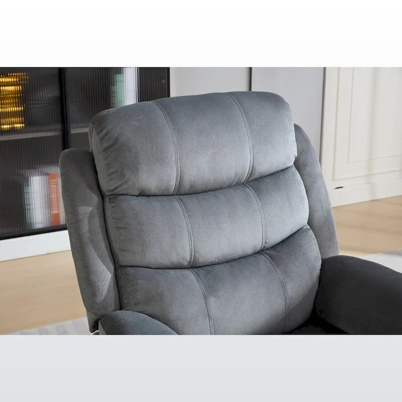 Fauteuil inclinable manuel rembourré de transition